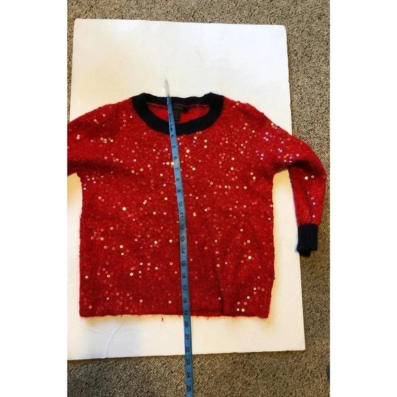 J.Crew wool blended girl Holiday sweater size L - Picture 6 of 6